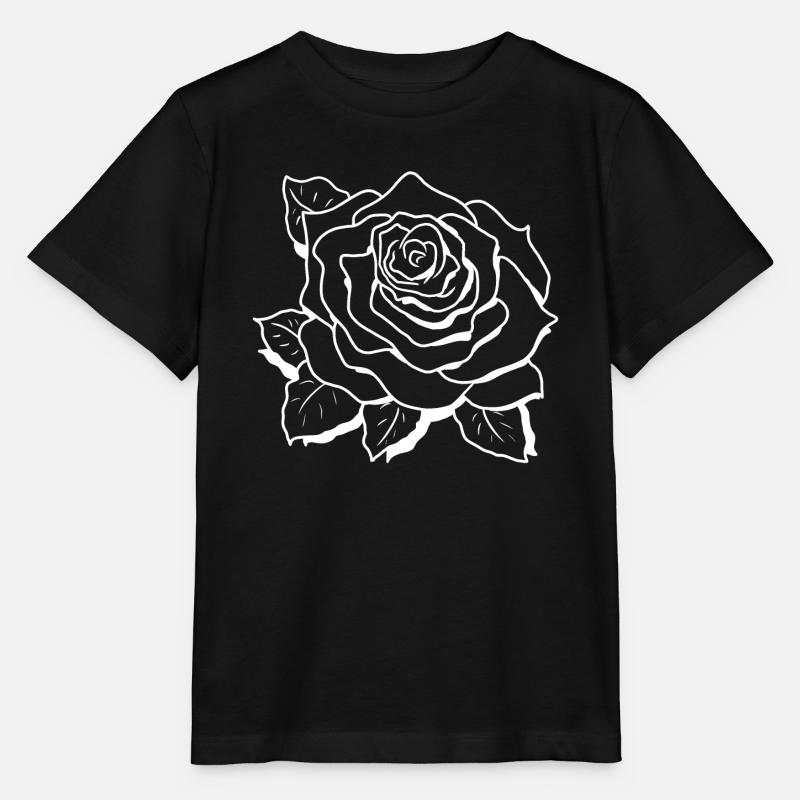 Rose - Stanley/Stella MINI CREATOR Kids’ T-Shirt - black
