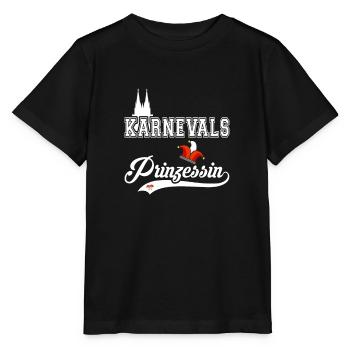 Karnevalsprinzessin Kölsch Köln Kölle Alaaf - Stanley/Stella Kinder T-Shirt MINI CREATOR  - Schwarz - Vorne - Mikhail (115cm)
