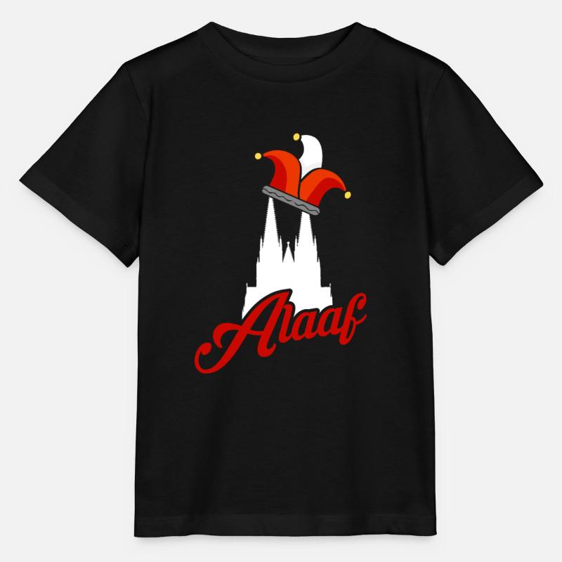 Alaaf Köln Kölsch Karneval Kölner Dom - Stanley/Stella Kinder T-Shirt MINI CREATOR  - Schwarz
