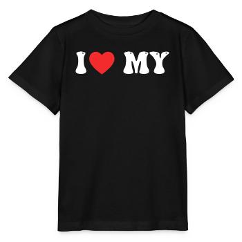 Ich liebe Meine - Stanley/Stella Kinder T-Shirt MINI CREATOR  - Schwarz - Vorne - Mikhail (115cm)