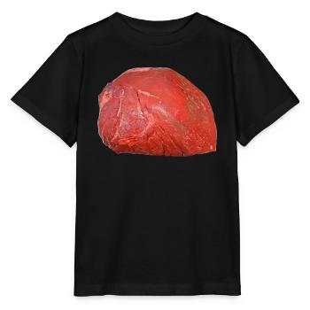 barbecue grill barbecue hamburger bacon bifteck sauver - T-shirt bio MINI CREATOR Stanley/Stella Enfant - noir - Devant - Mikhail (115cm)
