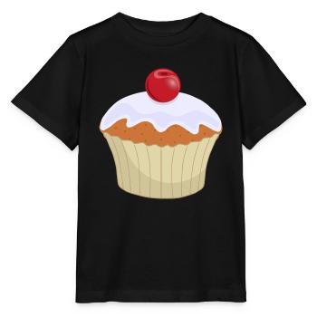 Cupcake - Stanley/Stella MINI CREATOR Kids’ T-Shirt - black - Front - Mikhail (115cm)