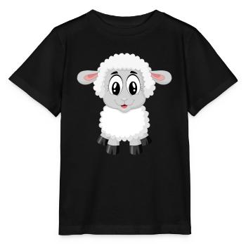 moutons doux! - T-shirt bio MINI CREATOR Stanley/Stella Enfant - noir - Devant - Mikhail (115cm)