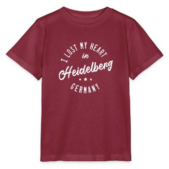 Heidelberg - T-shirt bio MINI CREATOR Stanley/Stella Enfant - bordeaux - Devant - Kain (125cm)