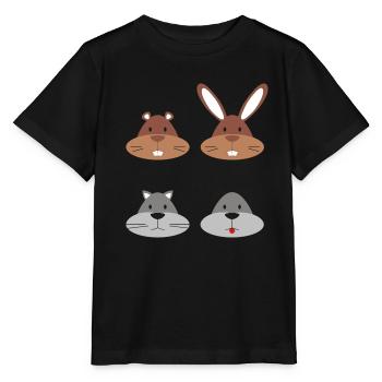 Pets - Stanley/Stella MINI CREATOR Kids’ T-Shirt - black - Front - Mikhail (115cm)