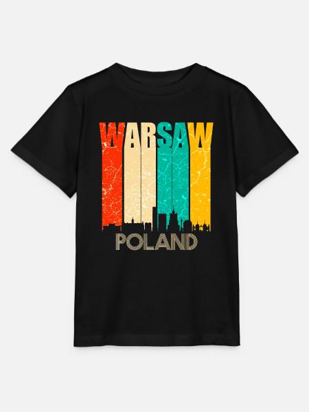 Warschau - Stanley/Stella Kinder T-Shirt MINI CREATOR - Schwarz