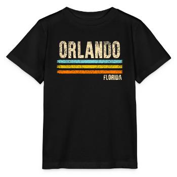Orlando Florida - Stanley/Stella MINI CREATOR Kids’ T-Shirt - black - Front - Mikhail (115cm)
