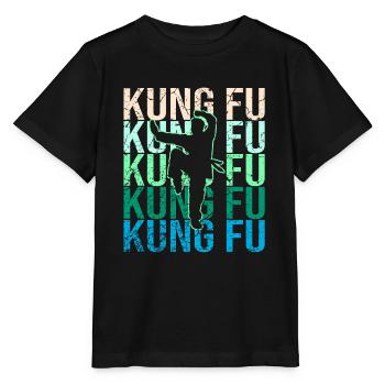 Kung Fu - Stanley/Stella Kinder T-Shirt MINI CREATOR  - Schwarz - Vorne - Mikhail (115cm)