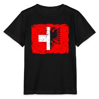 Swiss Albanians - Stanley/Stella MINI CREATOR Kids’ T-Shirt - black - Front - Mikhail (115cm)