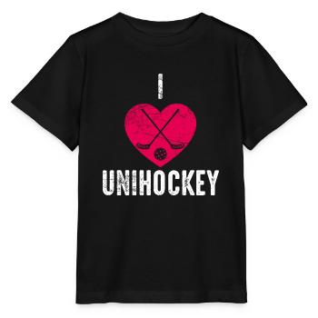 Unihockey - Stanley/Stella Kinder T-Shirt MINI CREATOR  - Schwarz - Vorne - Mikhail (115cm)