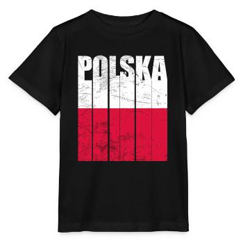 Pologne - T-shirt bio MINI CREATOR Stanley/Stella Enfant - noir - Devant - Mikhail (115cm)