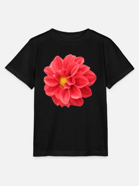 fleur - T-shirt bio MINI CREATOR Stanley/Stella Enfant - noir