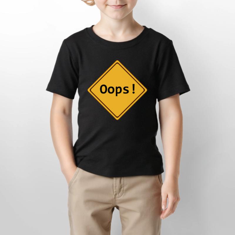 error, oops !, customizable Stanley/Stella MINI CREATOR Kids’ T-Shirt