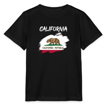 Californie - T-shirt bio MINI CREATOR Stanley/Stella Enfant - noir - Devant - Mikhail (115cm)