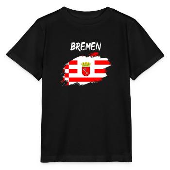 Brême - T-shirt bio MINI CREATOR Stanley/Stella Enfant - noir - Devant - Mikhail (115cm)