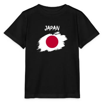 Bannière du drapeau japonais du Japon - T-shirt bio MINI CREATOR Stanley/Stella Enfant - noir - Devant - Mikhail (115cm)