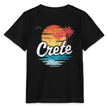 Crète - T-shirt bio MINI CREATOR Stanley/Stella Enfant - noir - Devant - Mikhail (115cm)