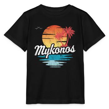 Mykonos - T-shirt bio MINI CREATOR Stanley/Stella Enfant - noir - Devant - Mikhail (115cm)