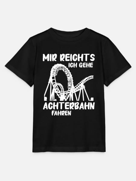 Achterbahn Freizeitpark Roller Coaster - Stanley/Stella Kinder T-Shirt MINI CREATOR  - Schwarz