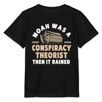 Conspiracy theorist conspiracy theory - Stanley/Stella MINI CREATOR Kids’ T-Shirt - black - Front - Mikhail (115cm)