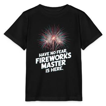 Pyrotechniker Feuerwerk Pyrotechnik - Stanley/Stella Kinder T-Shirt MINI CREATOR  - Schwarz - Vorne - Mikhail (115cm)
