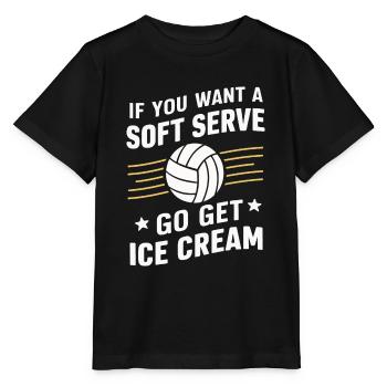 Volleyball Player Beach Volleyball Volleyball Player S - Stanley/Stella MINI CREATOR Kids’ T-Shirt - black - Front - Mikhail (115cm)