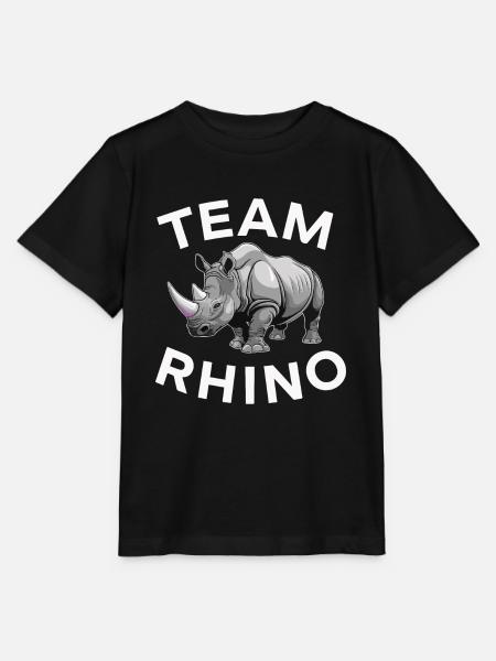 Nashorn Rhinozeros - Stanley/Stella Kinder T-Shirt MINI CREATOR  - Schwarz