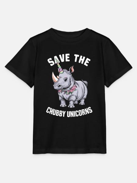 Nashorn Rhinozeros - Stanley/Stella Kinder T-Shirt MINI CREATOR - Schwarz