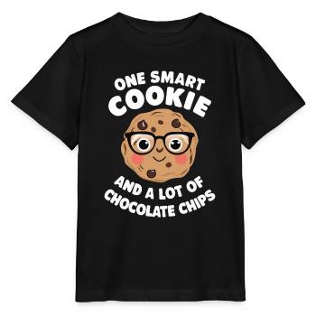 Cookies Cookie Keks Kekse Schokolade - Stanley/Stella Kinder T-Shirt MINI CREATOR  - Schwarz - Vorne - Mikhail (115cm)