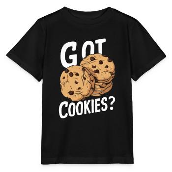 Cookies Cookie Keks Kekse Schokolade - Stanley/Stella Kinder T-Shirt MINI CREATOR  - Schwarz - Vorne - Mikhail (115cm)
