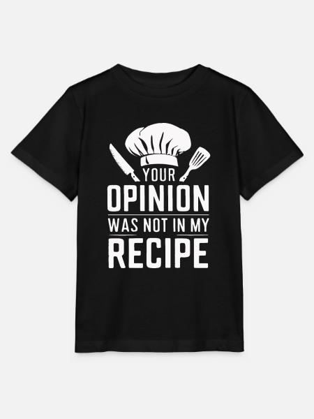 Koch Kochen Küchencheff Bäker - Stanley/Stella Kinder T-Shirt MINI CREATOR  - Schwarz
