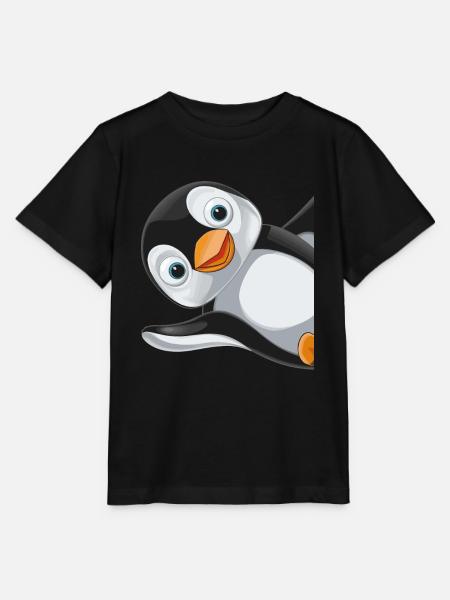 Pinguin Pinguine Tier - Stanley/Stella Kinder T-Shirt MINI CREATOR  - Schwarz