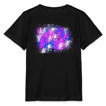 Coloris - T-shirt bio MINI CREATOR Stanley/Stella Enfant - noir - Devant - Mikhail (115cm)