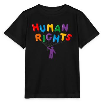 Human rights - Stanley/Stella MINI CREATOR Kids’ T-Shirt - black - Front - Mikhail (115cm)