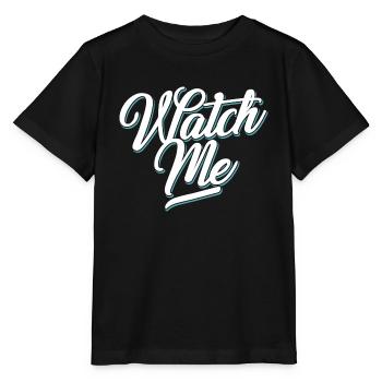 watch me Grafik - Stanley/Stella Kinder T-Shirt MINI CREATOR  - Schwarz - Vorne - Mikhail (115cm)