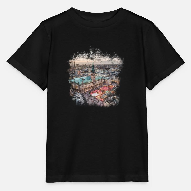 Hambourg - T-shirt bio MINI CREATOR Stanley/Stella Enfant - noir