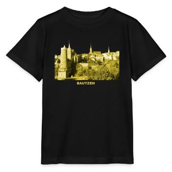 Bautzen Haute Lusace Saxe Spree Art de l'eau - T-shirt bio MINI CREATOR Stanley/Stella Enfant - noir - Devant - Mikhail (115cm)