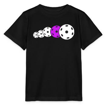 Floorball Floorball Club Unihoc Balls - Stanley/Stella MINI CREATOR Kids’ T-Shirt - black - Front - Mikhail (115cm)
