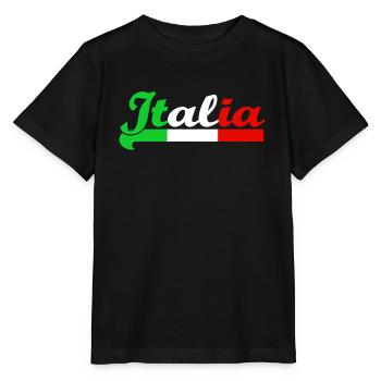Italia - Stanley/Stella MINI CREATOR Kids’ T-Shirt - black - Front - Mikhail (115cm)