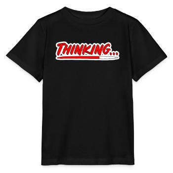 Thinking PopArt Ladebalken Schriftzug - Stanley/Stella Kinder T-Shirt MINI CREATOR  - Schwarz - Vorne - Mikhail (115cm)