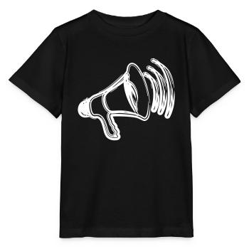Mégaphone - T-shirt bio MINI CREATOR Stanley/Stella Enfant - noir - Devant - Mikhail (115cm)
