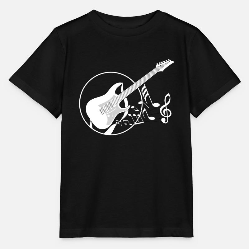guitare électrique - T-shirt bio MINI CREATOR Stanley/Stella Enfant - noir