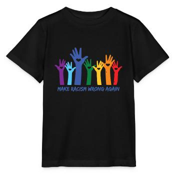 Lutte contre le racisme Paix mondiale - T-shirt bio MINI CREATOR Stanley/Stella Enfant - noir - Devant - Mikhail (115cm)