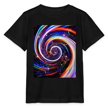 Zeitreise - Stanley/Stella Kinder T-Shirt MINI CREATOR  - Schwarz - Vorne - Mikhail (115cm)