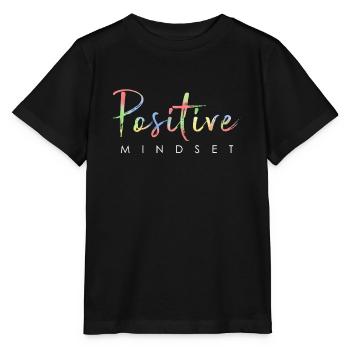 Positive mindset - Stay positive - Stanley/Stella MINI CREATOR Kids’ T-Shirt - black - Front - Mikhail (115cm)
