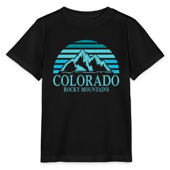 Colorado Mountain Rocky - Stanley/Stella MINI CREATOR Kids’ T-Shirt - black - Front - Mikhail (115cm)