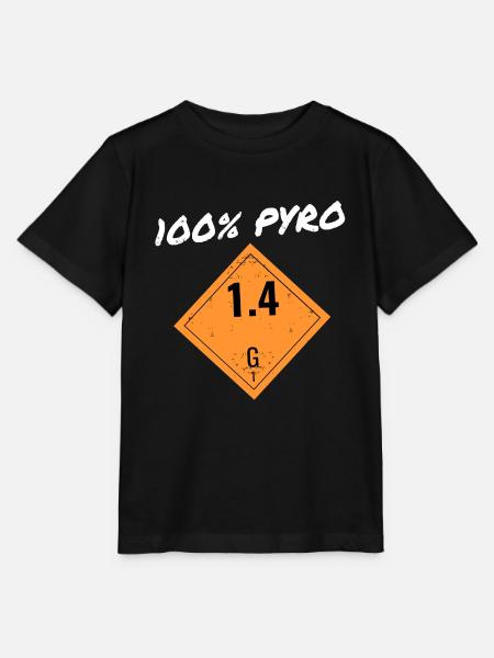 Feu d'artifice du Nouvel An Pyro - T-shirt bio MINI CREATOR Stanley/Stella Enfant - noir
