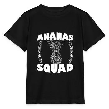 Ananas Squad T-Shirt - T-shirt bio MINI CREATOR Stanley/Stella Enfant - noir - Devant - Mikhail (115cm)