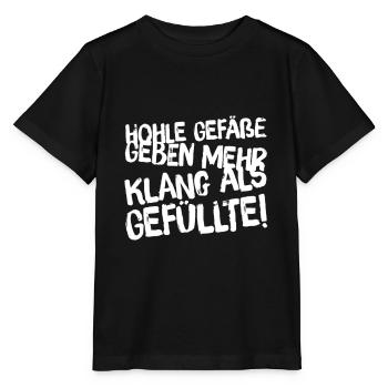 Klatsch und Tratsch - Stanley/Stella Kinder T-Shirt MINI CREATOR  - Schwarz - Vorne - Mikhail (115cm)
