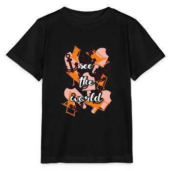 Reisen - Stanley/Stella Kinder T-Shirt MINI CREATOR  - Schwarz - Vorne - Mikhail (115cm)